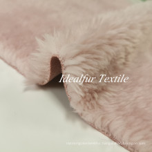 High Quality Suede Bonded Sherpa Faux Fur Fabric for Garment